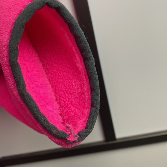 Emily B Long Sleeve Teddy Bear Fleece Pink & Black Sweater Activewear Sz Large - Picture 12 of 17